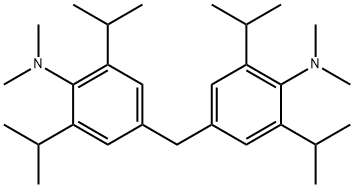4,4'-METHYLENEBIS(2,6-DIISOPROPYL-N,N-DIMETHYLANILINE) Struktur