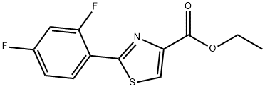 ETHYL 2-(2,4-DIFLUOROPHENYL)THIAZOLE-4-CARBOXYLATE price.