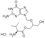 Valganciclovir hydrochloride Struktur