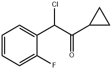 2-氯-1-環(huán)丙基-2-(2-氟苯基)乙酮, 178688-43-2, 結(jié)構(gòu)式