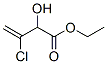 3-Butenoic  acid,  3-chloro-2-hydroxy-,  ethyl  ester Struktur