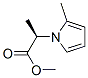 1H-Pyrrole-1-aceticacid,alpha,2-dimethyl-,methylester,(R)-(9CI) Struktur