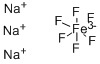 SODIUM HEXAFLUOROFERRATE Struktur