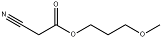 3-Methoxy-1-Propylcyanoacetate Struktur