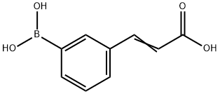 3-(2-CARBOXYVINYL)BENZENEBORONIC ACID Struktur