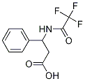 3-苯基-3-(2,2,2-三氟乙酰氨基)丙酸, 21735-63-7, 結(jié)構(gòu)式