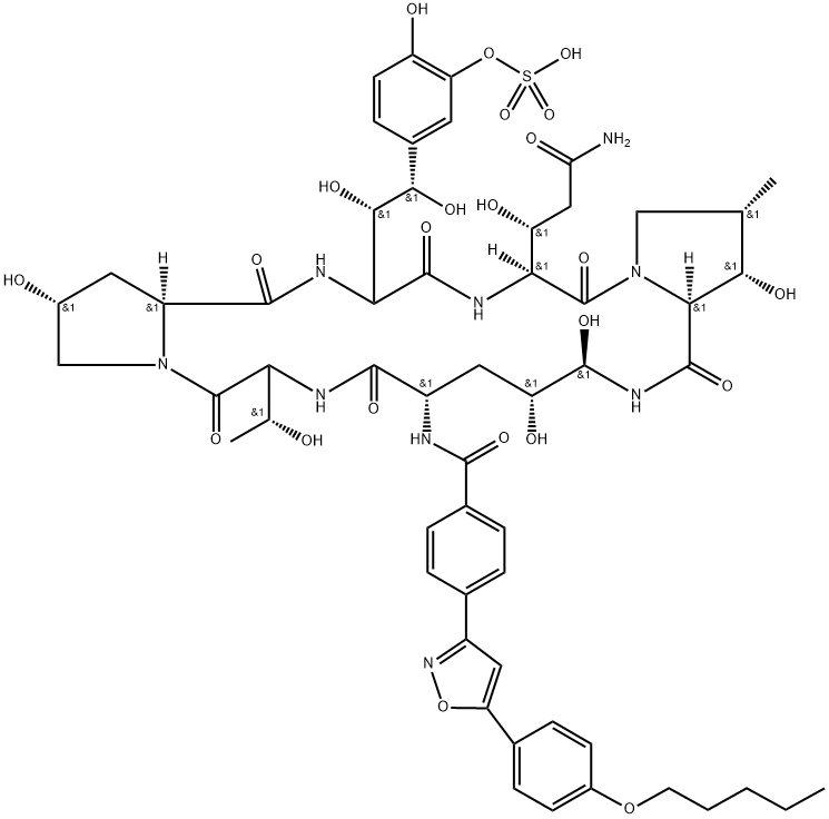 ミカファンギン 化學構(gòu)造式