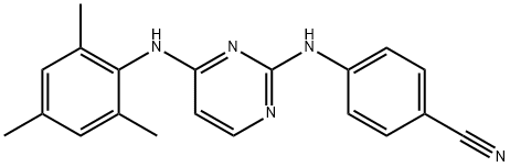 DAPIVIRINE,4-[[4-(2,4,6-TRIMETHYLPHENYL)AMINO]PYRIMIDIN-2-YL]AMINO]BENZONITRILE price.