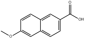 6-METHOXY-2-NAPHTHOIC ACID Struktur