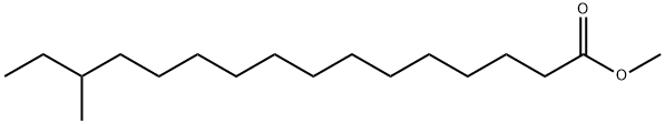 METHYL 14-METHYLHEXADECANOATE Struktur
