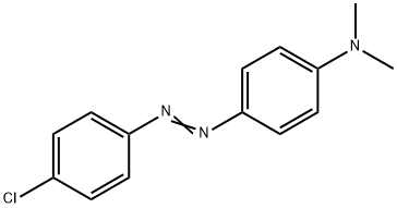 4-[(4-氯苯基)偶氮]-N,N-二甲基-苯胺, 2491-76-1, 結(jié)構(gòu)式