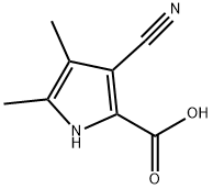 Pyrrole-2-carboxylic acid, 3-cyano-4,5-dimethyl- (8CI) Struktur