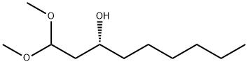 (R)-(-)-3-HYDROXYNONANAL DIMETHYL ACETAL Struktur