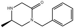 (R)-1-BENZYL-5-METHYLPIPERAZIN-2-ONE Struktur
