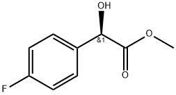 (R)-Hydroxy-(4-fluoro-phenyl)-acetic acid ethyl ester Struktur