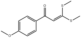 1-(4-METHOXY-PHENYL)-3,3-BIS-METHYLSULFANYL-PROPENONE Struktur
