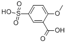 5-sulpho-o-anisic acid Struktur