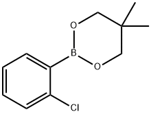 1-CHLORO-2-(5,5-DIMETHYL-1,3,2-DIOXABORINAN-2-YL)BENZENE Struktur