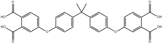 4,4'-[(1-methylethylidene)bis(1,4-phenyleneoxy)]bisphthalic acid        Struktur