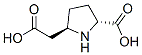 2-Pyrrolidineaceticacid,5-carboxy-,(2R,5R)-(9CI) Struktur