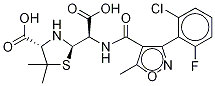 (5R)-フルクロキサシリンペニロイン酸 化學(xué)構(gòu)造式