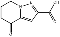 4-oxo-4H,5H,6H,7H-pyrazolo[1,5-a]pyridine-2-
carboxylic acid Struktur