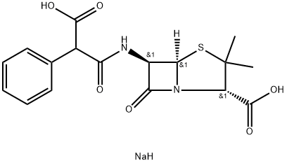 カルベニシリンナトリウム 化學(xué)構(gòu)造式