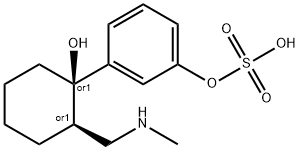 rel-3-[(1R,2R)-1-Hydroxy-2-[(MethylaMino)Methyl]cyclohexyl]phenol 1-(Hydrogen Sulfate) Struktur