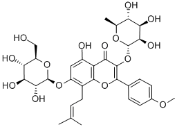 淫羊藿苷 結構式