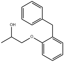 1-(2-芐基苯氧基)-2-丙醇 結(jié)構(gòu)式