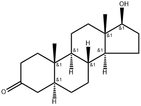 Stanolone Struktur