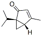 [1R,5S,(-)]-4-Methyl-1-isopropylbicyclo[3.1.0]hexa-3-ene-2-one Struktur