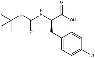 BOC-D-4-Chlorophe Structure