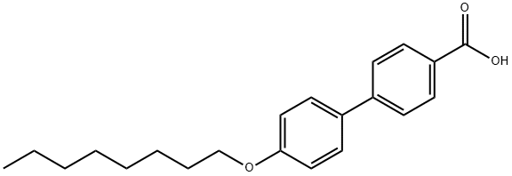 4-N-OCTYLOXYBIPHENYL-4'-CARBOXYLIC ACID Struktur