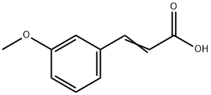 3-Methoxycinnamic acid Struktur