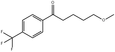 5-甲氧基-1-[4-(三氟甲基)苯基]-1-戊酮, 61718-80-7, 結(jié)構(gòu)式