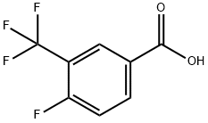 4-Fluoro-3-(trifluoromethyl)benzoic acid Struktur