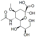 4-O-methyl-N-acetylneuraminic acid Struktur