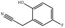 Benzeneacetonitrile, 5-fluoro-2-hydroxy- (9CI) Struktur