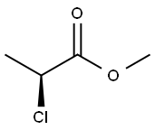 (S)-(-)-2-クロロプロピオン酸 メチル 化學構造式