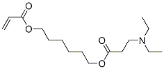 6-[(1-oxoallyl)oxy]hexyl N,N-diethyl-beta-alaninate Struktur