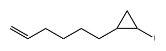 1-(5-Hexenyl)-2-iodocyclopropane Struktur