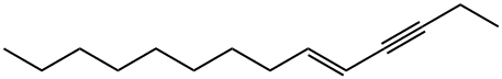 (E)-5-Tetradecen-3-yne Struktur