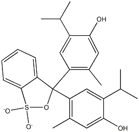 百里酚藍, 76-61-9, 結(jié)構(gòu)式