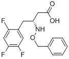 (R)-3-(芐氧基氨基)-4-(2,4,5-三氟苯基)丁酸, 767352-29-4, 結(jié)構(gòu)式