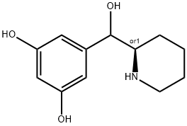 1,3-Benzenediol, 5-(hydroxy-2-piperidinylmethyl)-, (R*,R*)- (9CI) Struktur
