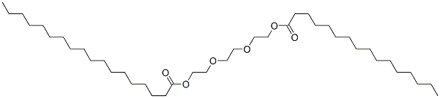 2-[2-[2-[(1-oxohexadecyl)oxy]ethoxy]ethoxy]ethyl stearate Struktur