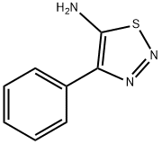 4-苯基-5-氨基-1,2,3-噻重氮 結(jié)構(gòu)式