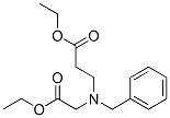 ethyl N-(2-ethoxy-2-oxoethyl)-N-(phenylmethyl)-beta-alaninate Struktur