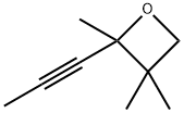 Oxetane, 2,3,3-trimethyl-2-(1-propynyl)- (9CI) Struktur
